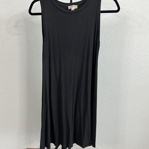 Loft XS lightweight cotton little black dress in a mini length
